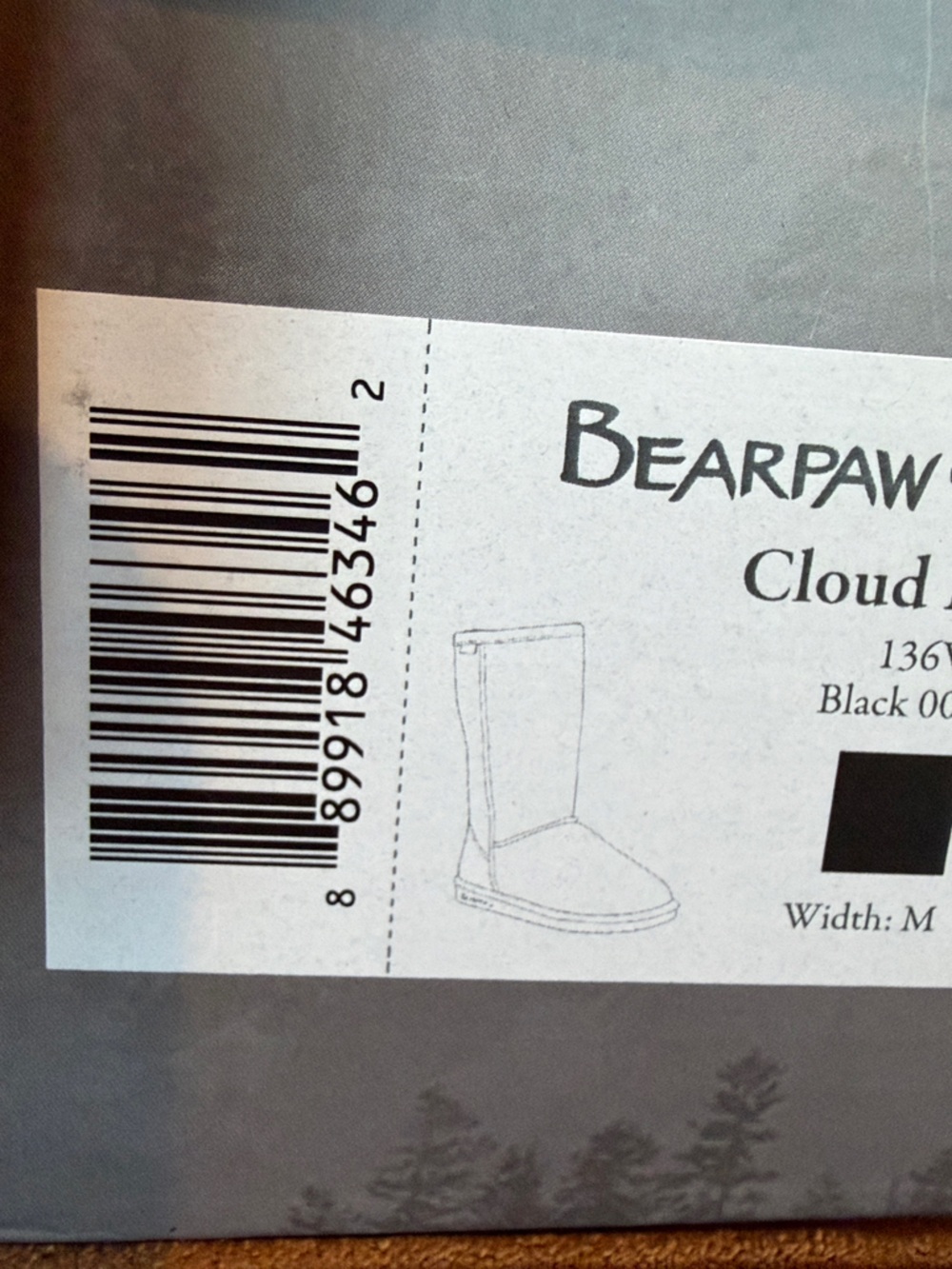 BearPaw Women's Black Suede Mid-Calf Winter Boots - Picture 2 of 2